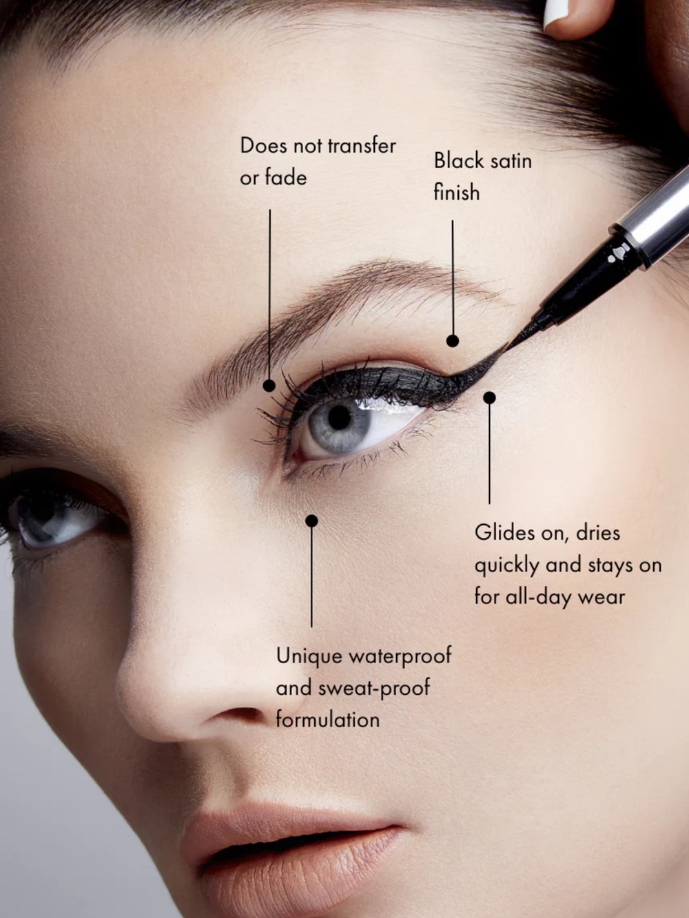 UZO | Black Liquid Eyeliner - Waterproof Satin Finish